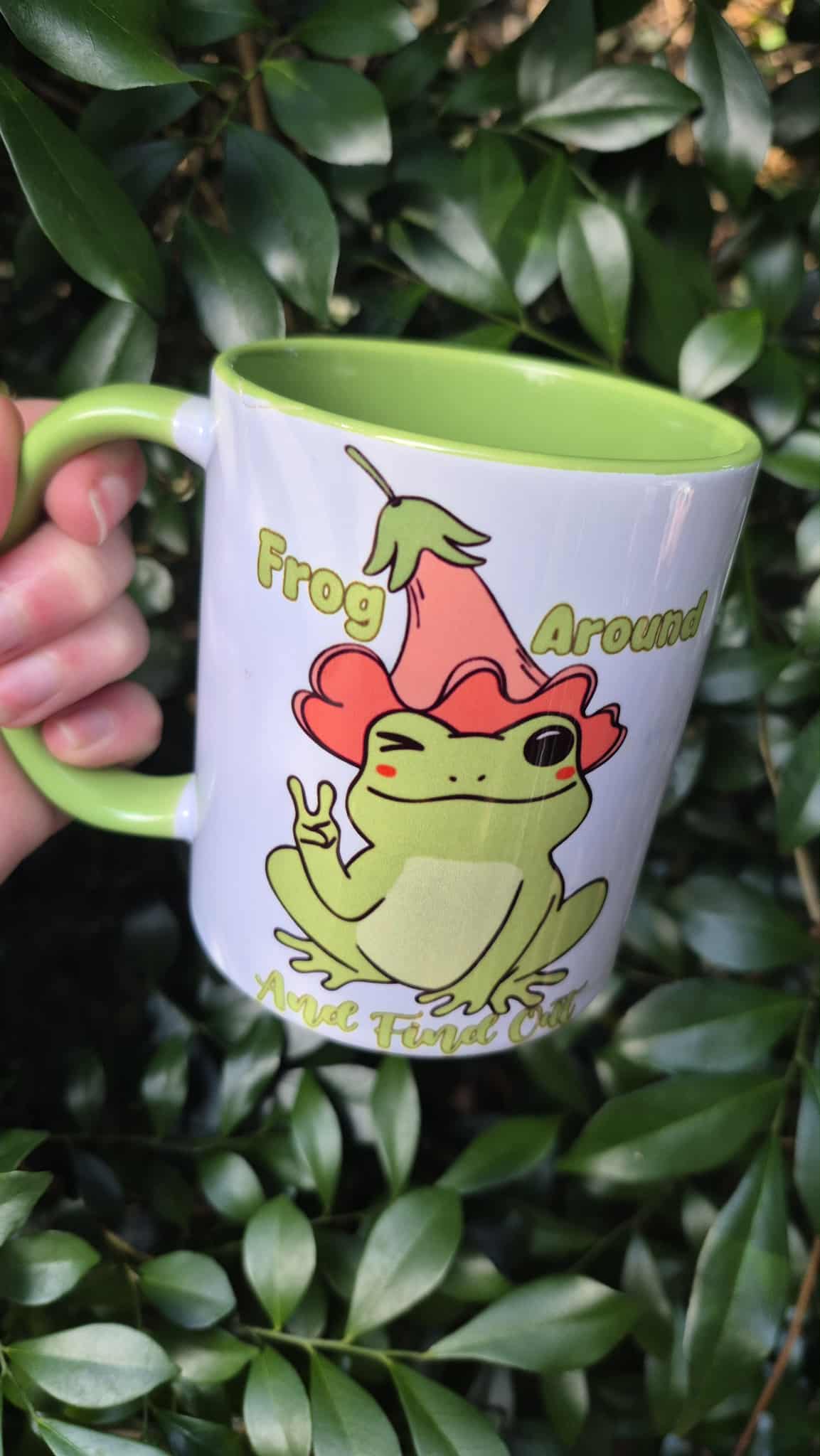 Frog Around And Find Out Mug